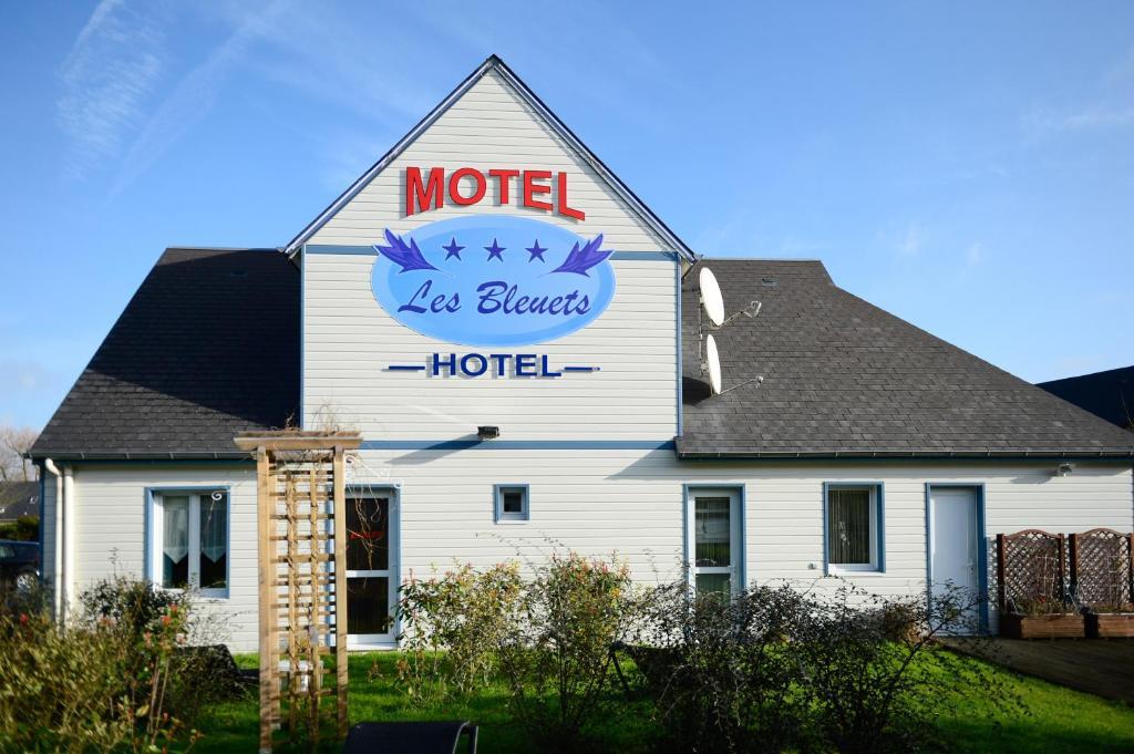 Contact Hotel - Motel Les Bleuets Онфлёр Экстерьер фото